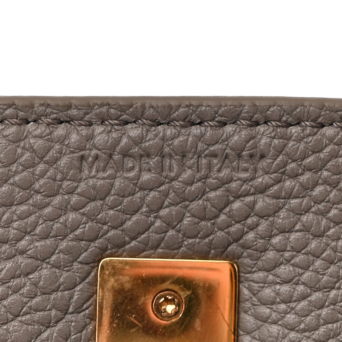Supple Grained Calfskin Bucket 16 Bag Pebble
