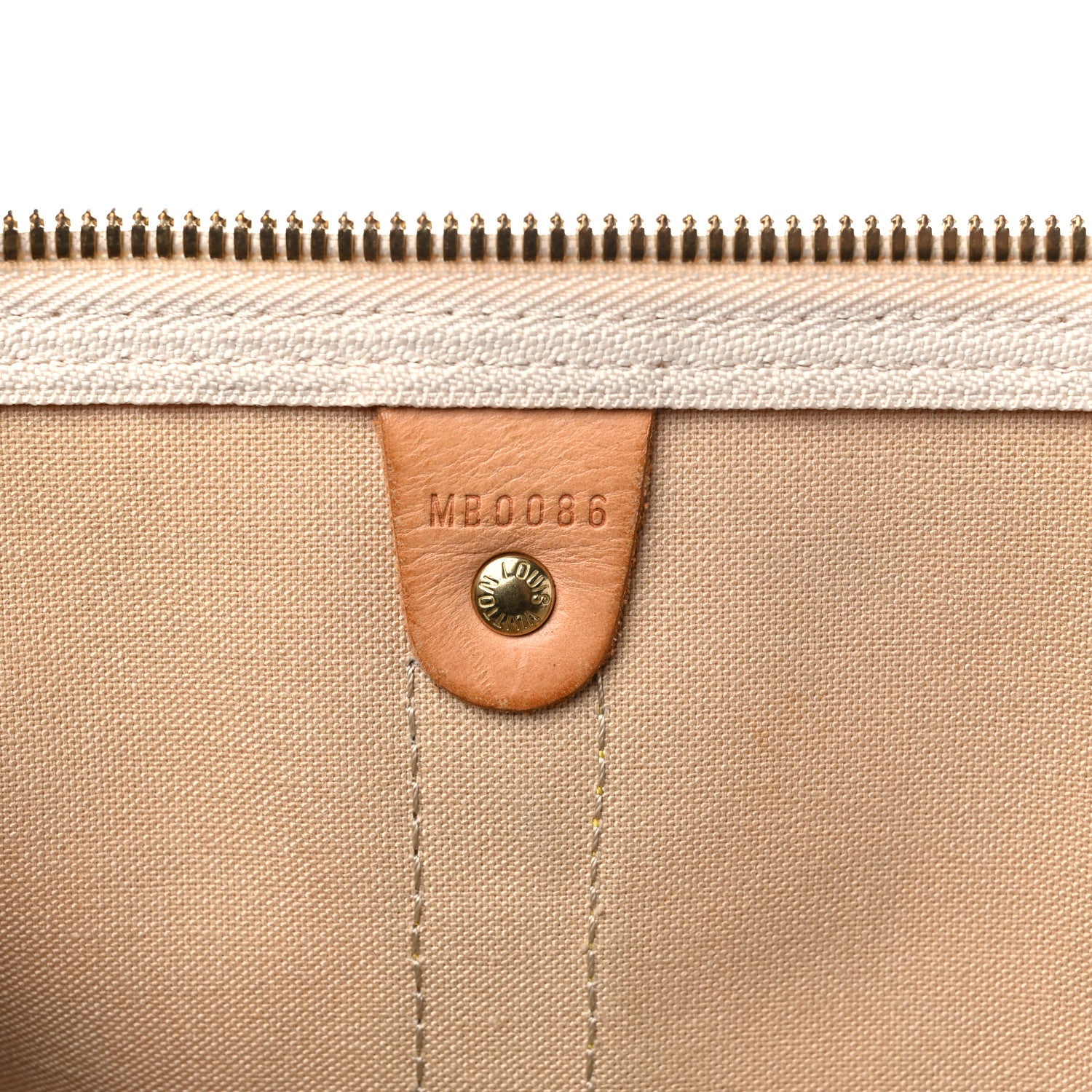 Louis Vuitton Damier Azur Keepall Bandouliere 55 7 of 28