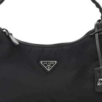 Prada Tessuto Nylon Mini Re-Edition 2000 Bag Black 10 of 12