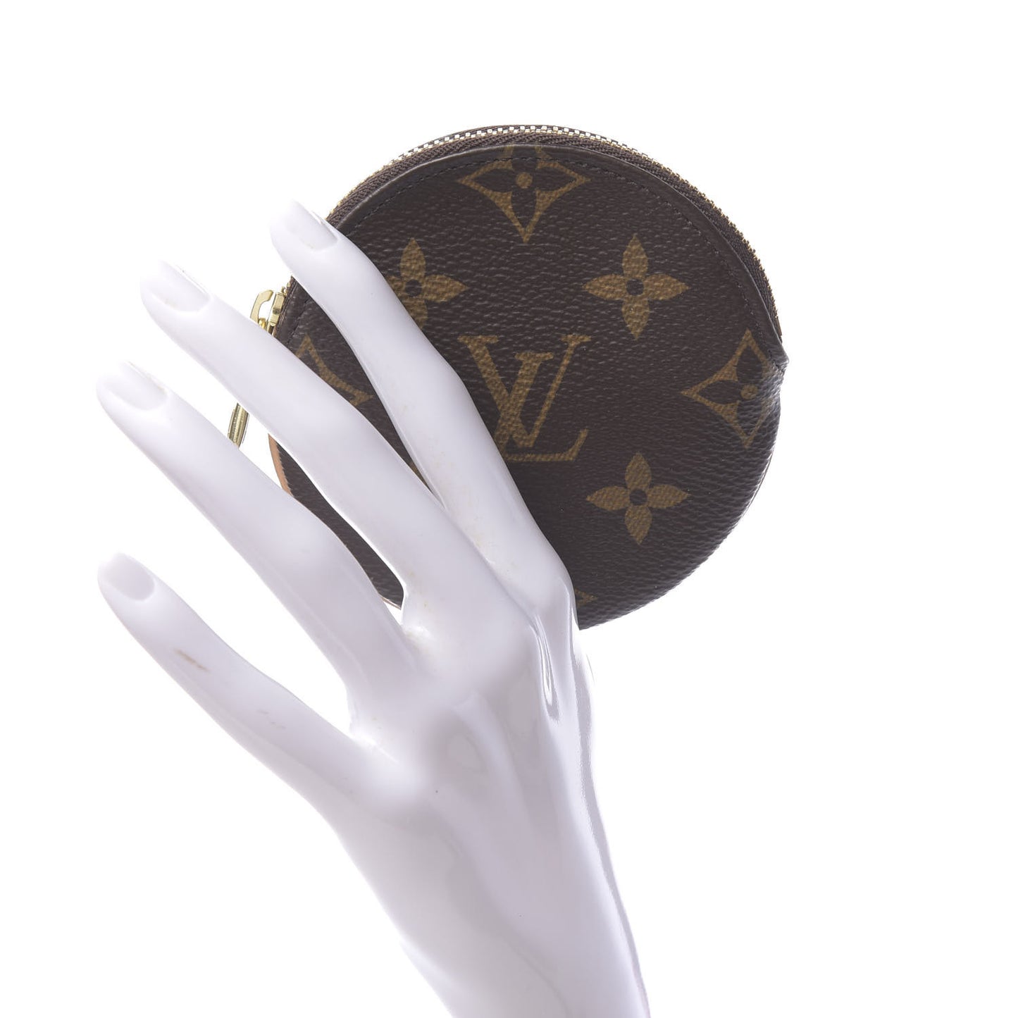 Monogram Round Coin Purse