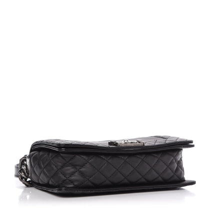 Chanel Calfskin Medium Boy Reverso Flap Black 5 of 11