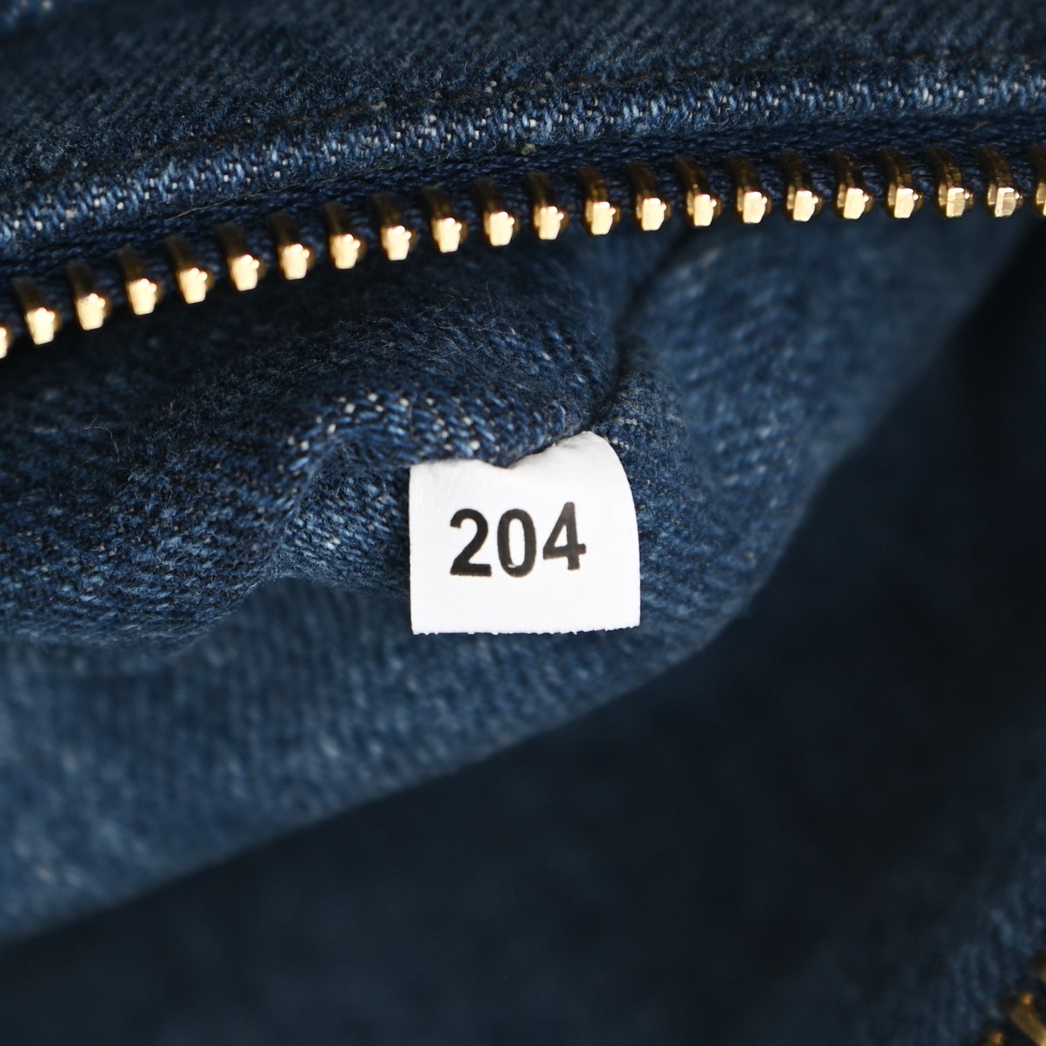 Prada Denim Small Logo Tote Bleu 7 of 11