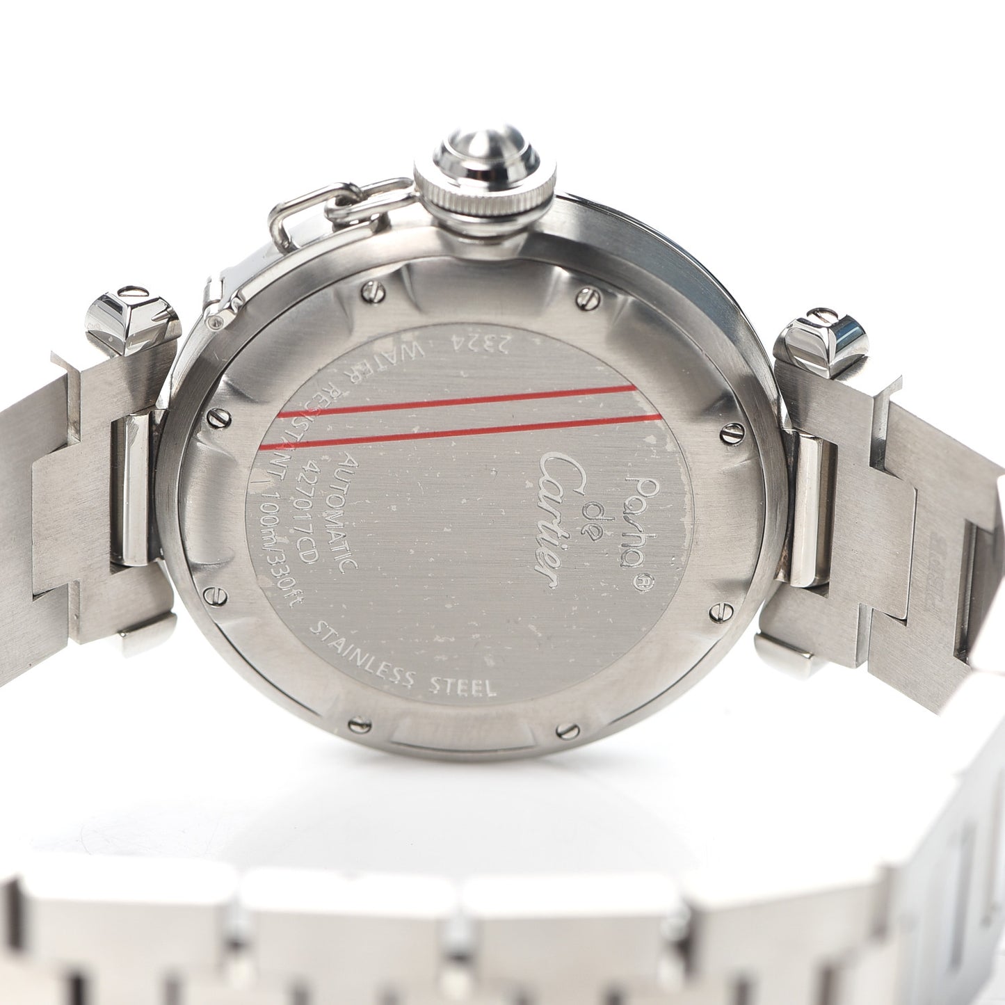 Stainless Steel 35mm Pasha C Automatic Watch Black