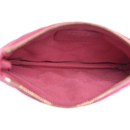 Chanel Caviar Quilted Small Cosmetic Case Pink 5 of 8
