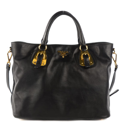 Prada Soft Calf Tote Nero Black 1 of 11