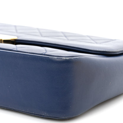 Chanel Lambskin Quilted Large Chic With Me Flap Navy 9 of 9