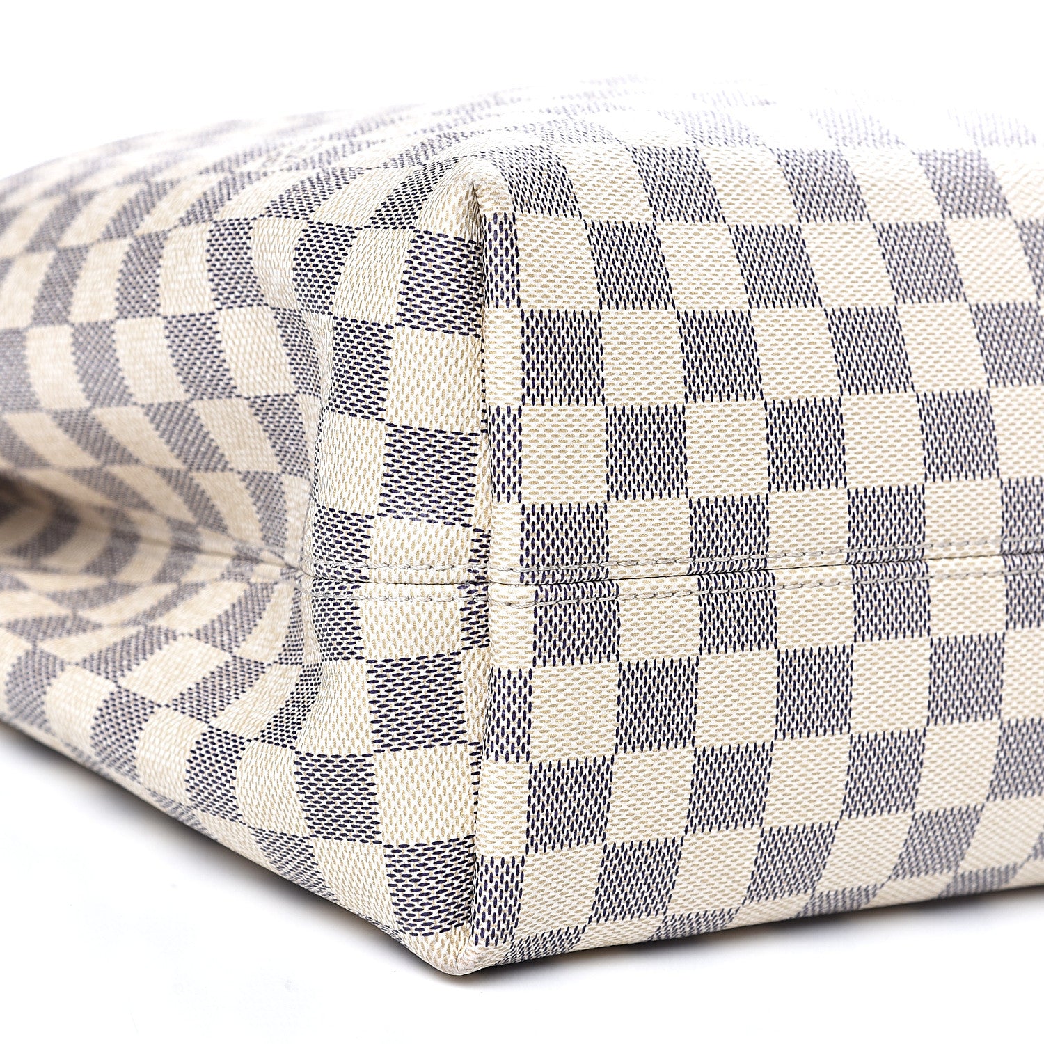 Louis Vuitton Damier Azur Graceful MM Rose Ballerine 8 of 15