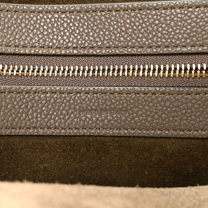 Celine Soft Grained Calfskin Small Belt Cabas Phantom Taupe 7 of 14