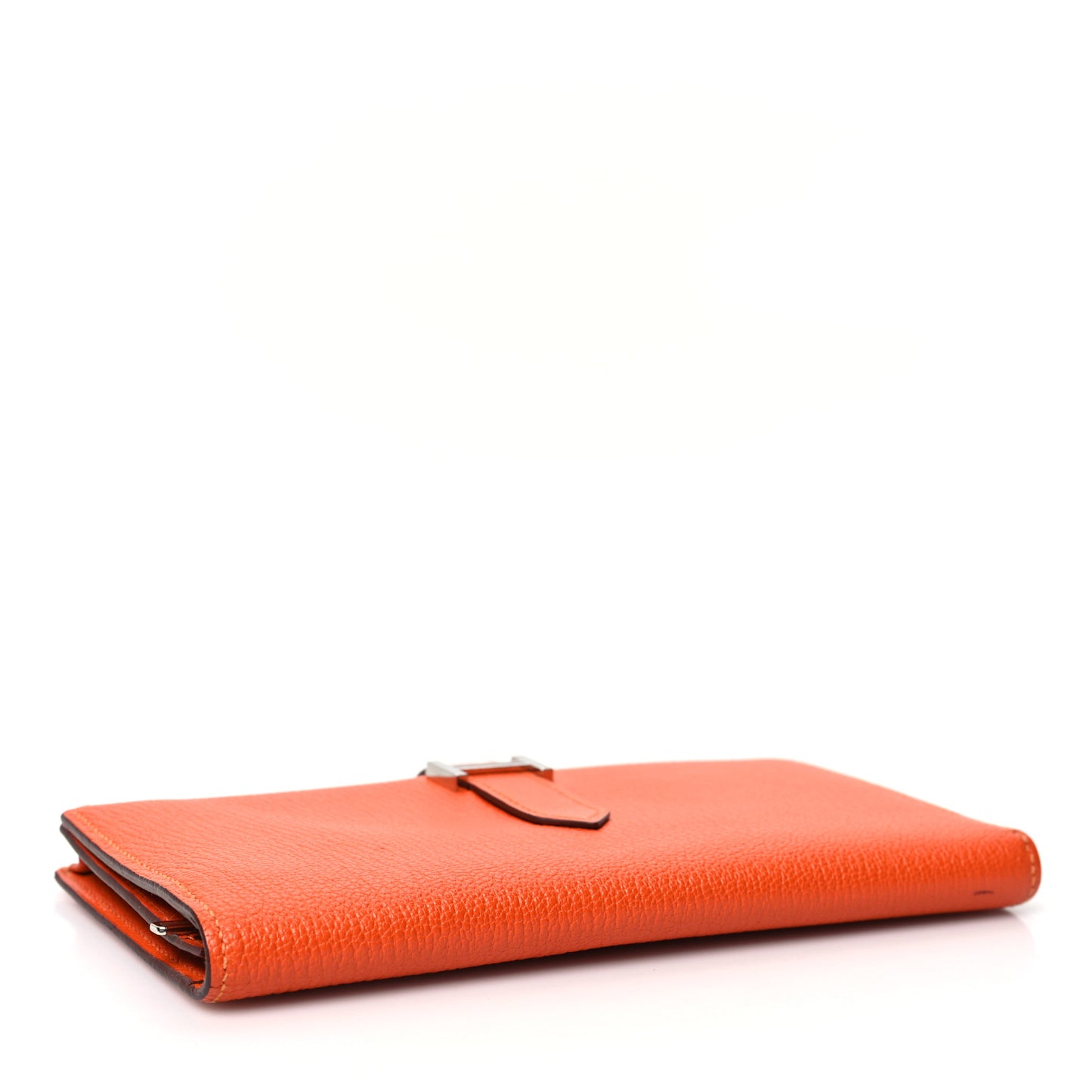 Chevre Mysore Bearn Gusset Wallet Feu