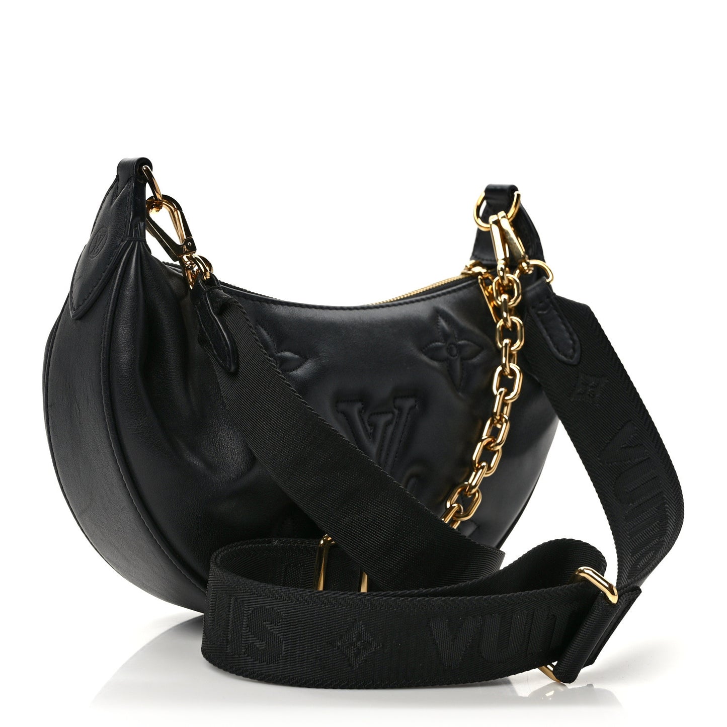 Calfskin Bubblegram Over The Moon Black