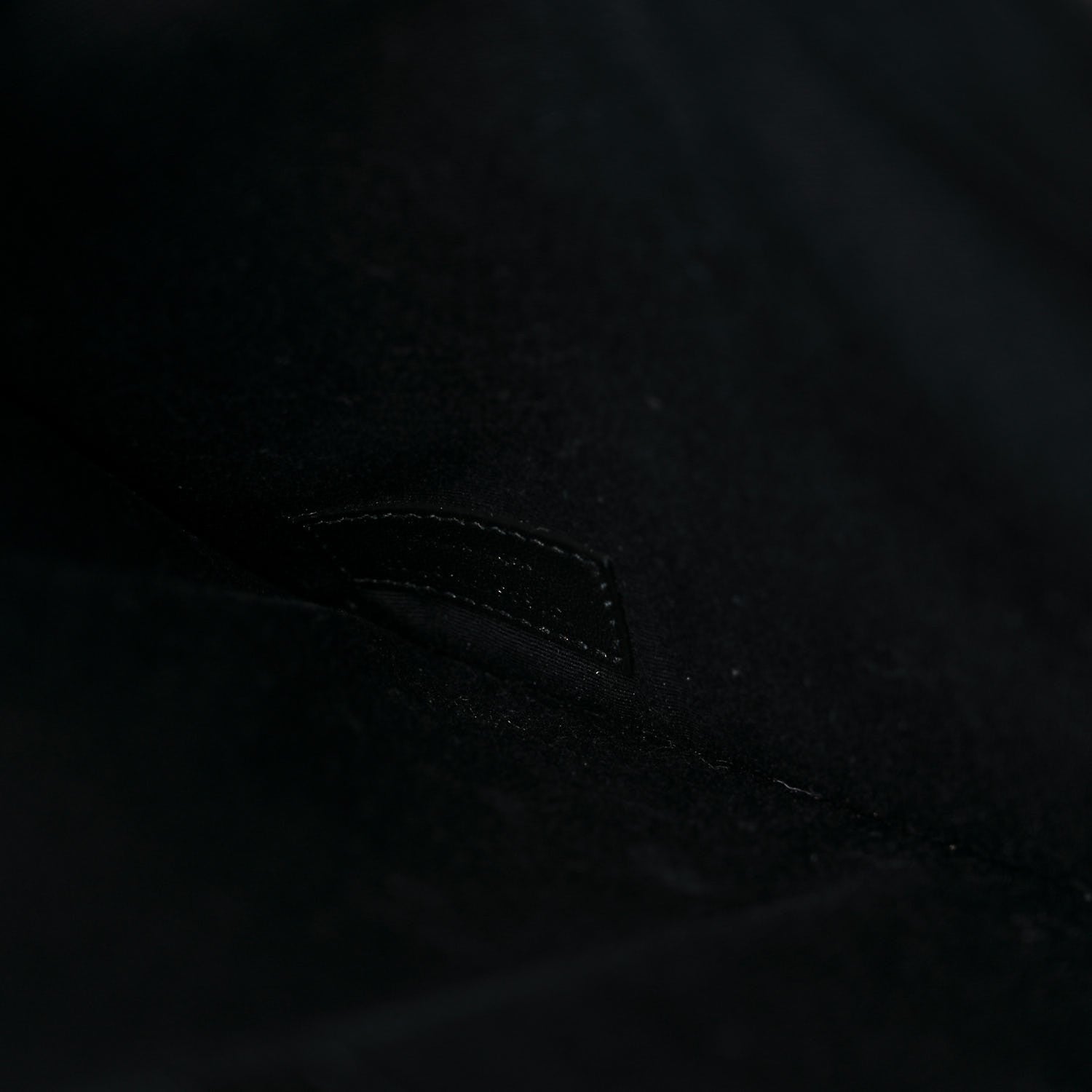 Saint Laurent Smooth Shiny Calfskin Monogram Uptown Baby Pouch Black 7 of 9