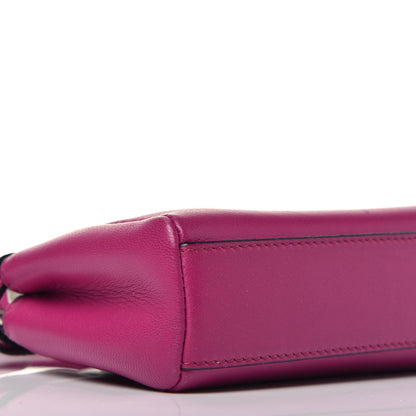 Fendi Nappa Micro Peekaboo Iconic Satchel Magenta 8 of 9