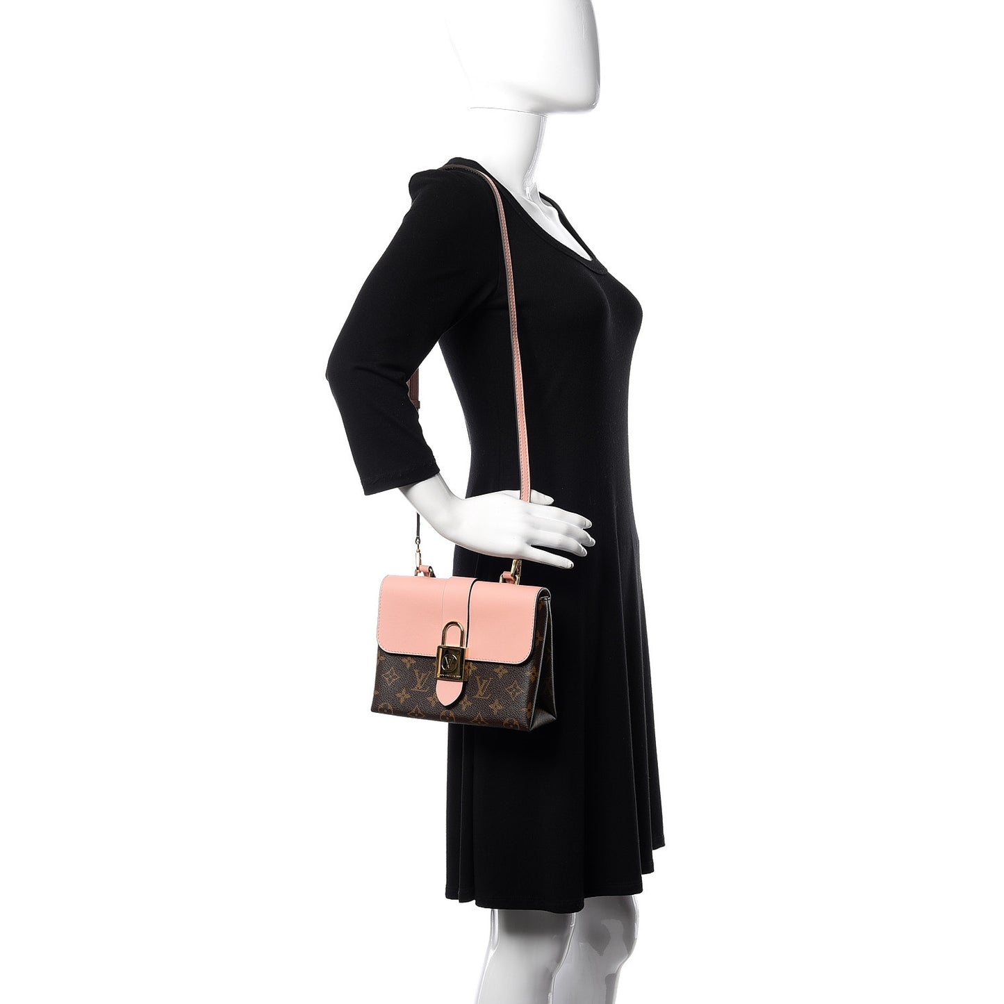 Monogram Locky BB Rose Poudre