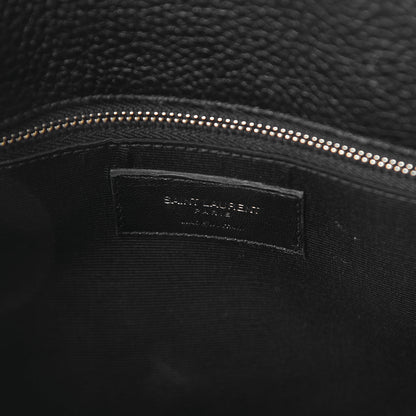 Saint Laurent Grained Calfskin Small Sac De Jour Black 5 of 8