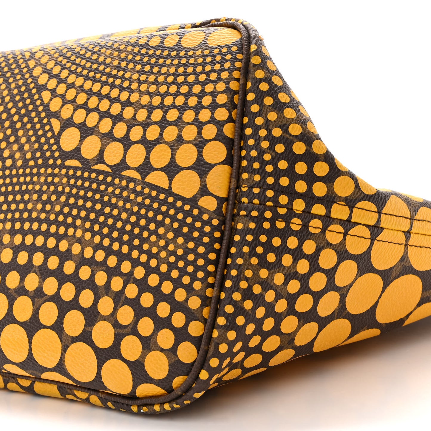 Monogram Kusama Waves Neverfull MM Yellow