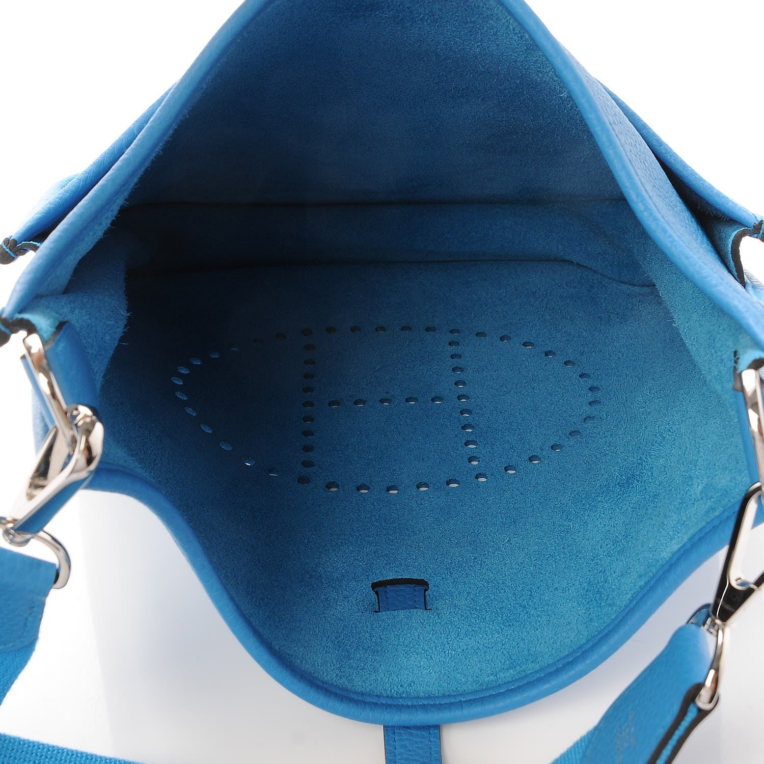 Hermes Taurillon Clemence Evelyne III PM Bleu Zanzibar 5 of 8