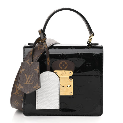 Louis Vuitton Vernis Epi Monogram Spring Street Black 1 of 10