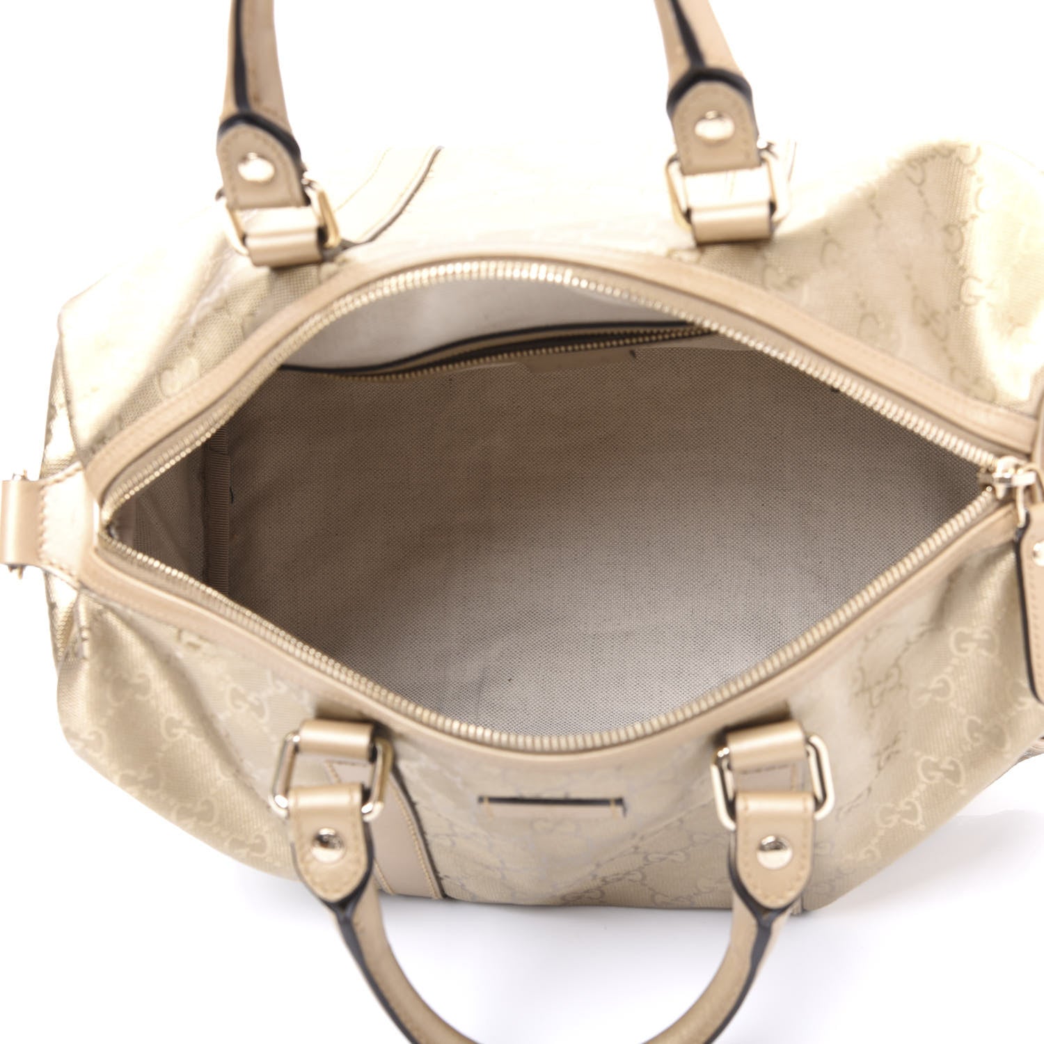 Gucci Imprime Monogram Medium Joy Boston Champagne 4 of 11