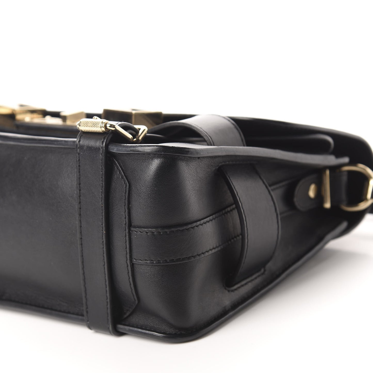 Calfskin PS11 Classic Shoulder Bag Black