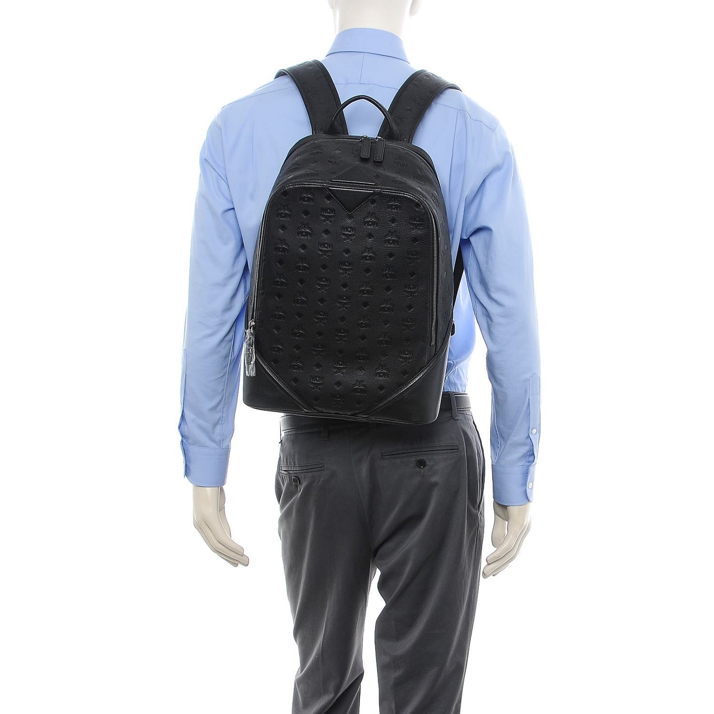 Calfskin Ottomar Monogram Duke Backpack Black