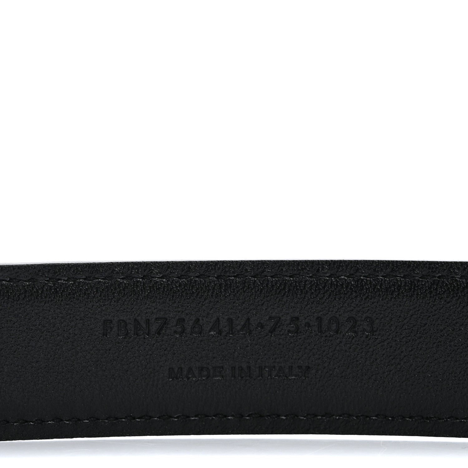 Saint Laurent Brushed Calfskin Folk Buckle Belt 70 Black 4 of 8