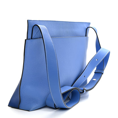 Loewe Calfskin T Pouch Bag Blue 3 of 11