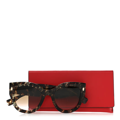 Fendi Acetate Fendi Roma Cat Eye Sunglasses FF 0435/S Havana 8 of 8
