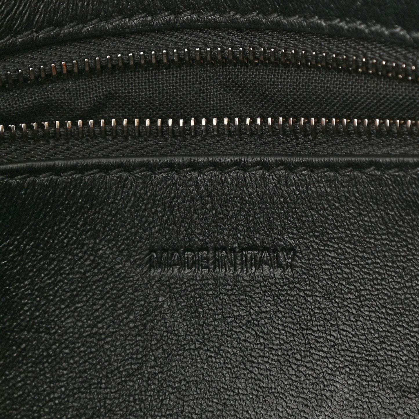 Extra Supple Calfskin Crocodile Embossed Monochrome Small Downtown Shoulder Bag Black
