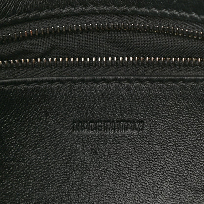 Balenciaga Extra Supple Calfskin Crocodile Embossed Monochrome Small Downtown Shoulder Bag Black 7 of 8