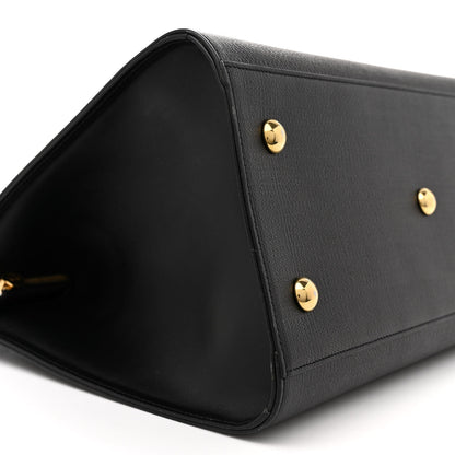Saint Laurent Textured Calfskin Small Classic Y Cabas Black 8 of 14