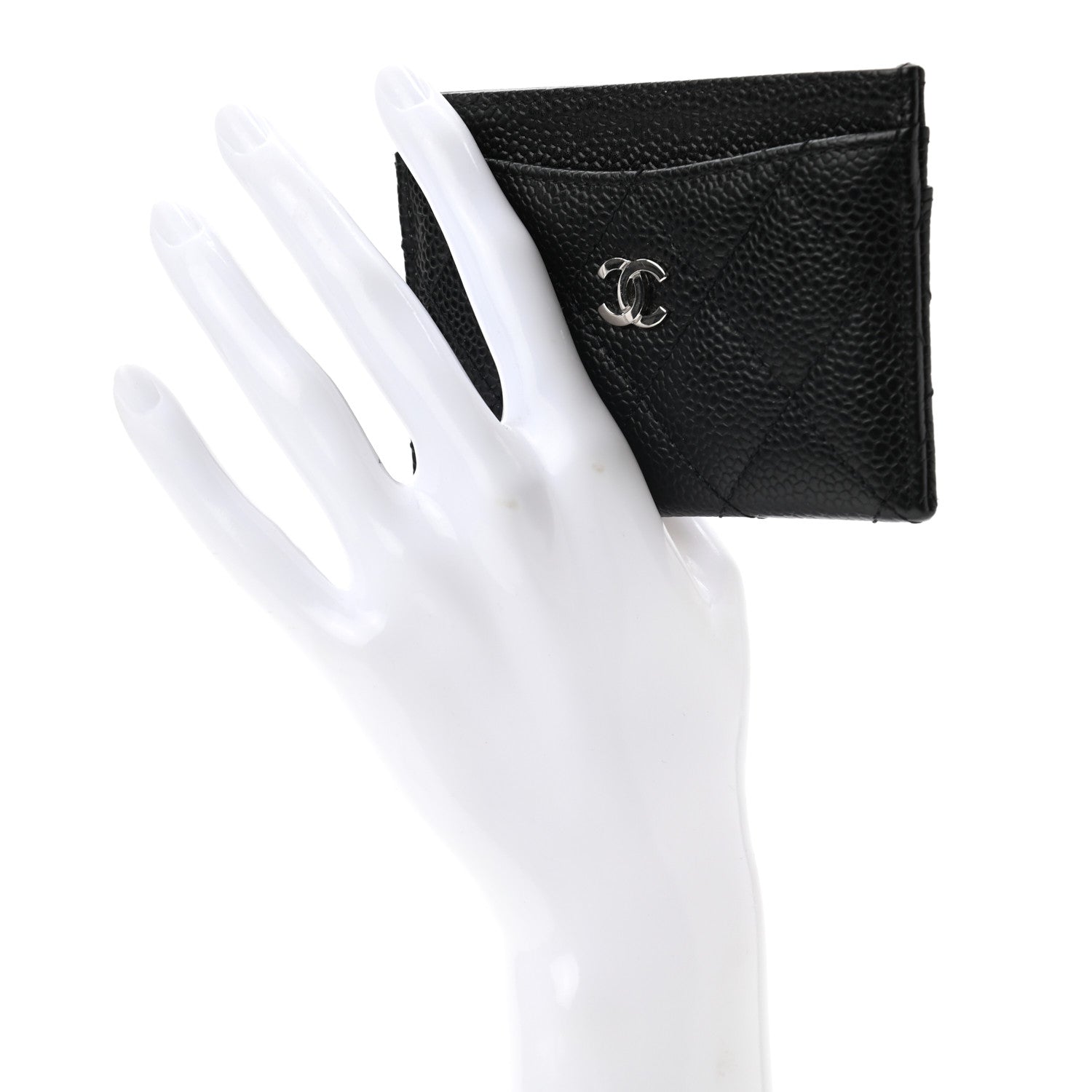 Chanel Caviar Quilted Card Holder Black 2 of 8