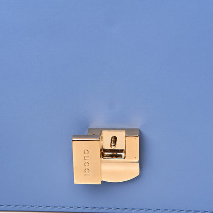 Gucci Calfskin Small Sylvie Shoulder Bag Clear Sky Blue 13 of 14