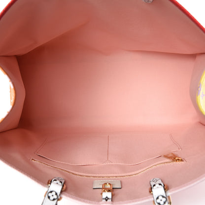 Louis Vuitton Monogram Giant Onthego GM Rouge Rose 6 of 8