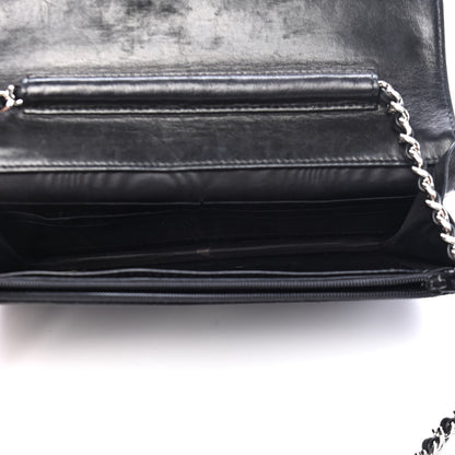 Chanel Caviar Timeless CC Wallet On Chain WOC Black 5 of 10