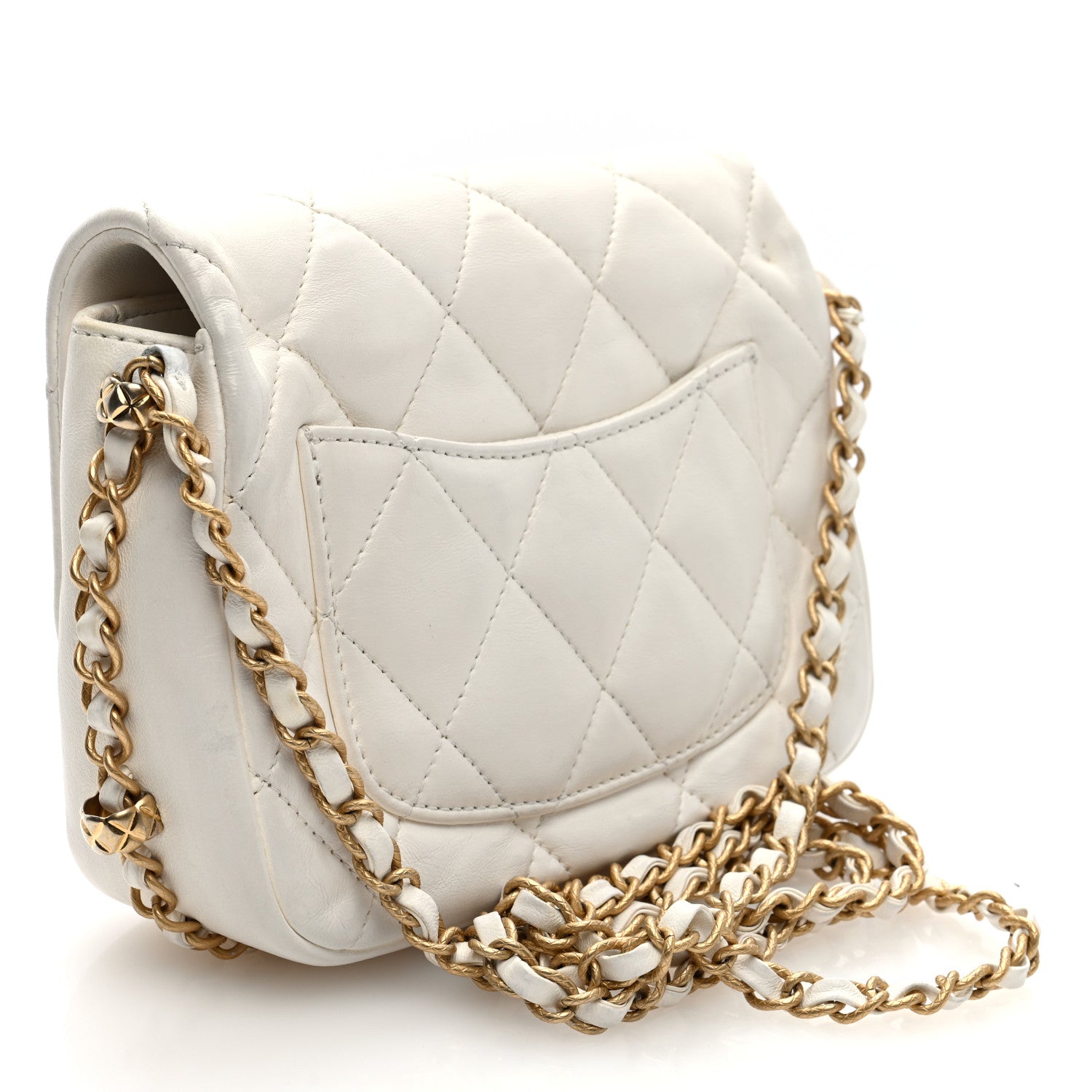 Chanel Lambskin Quilted CC Small Dynasty Flap White 3 of 10