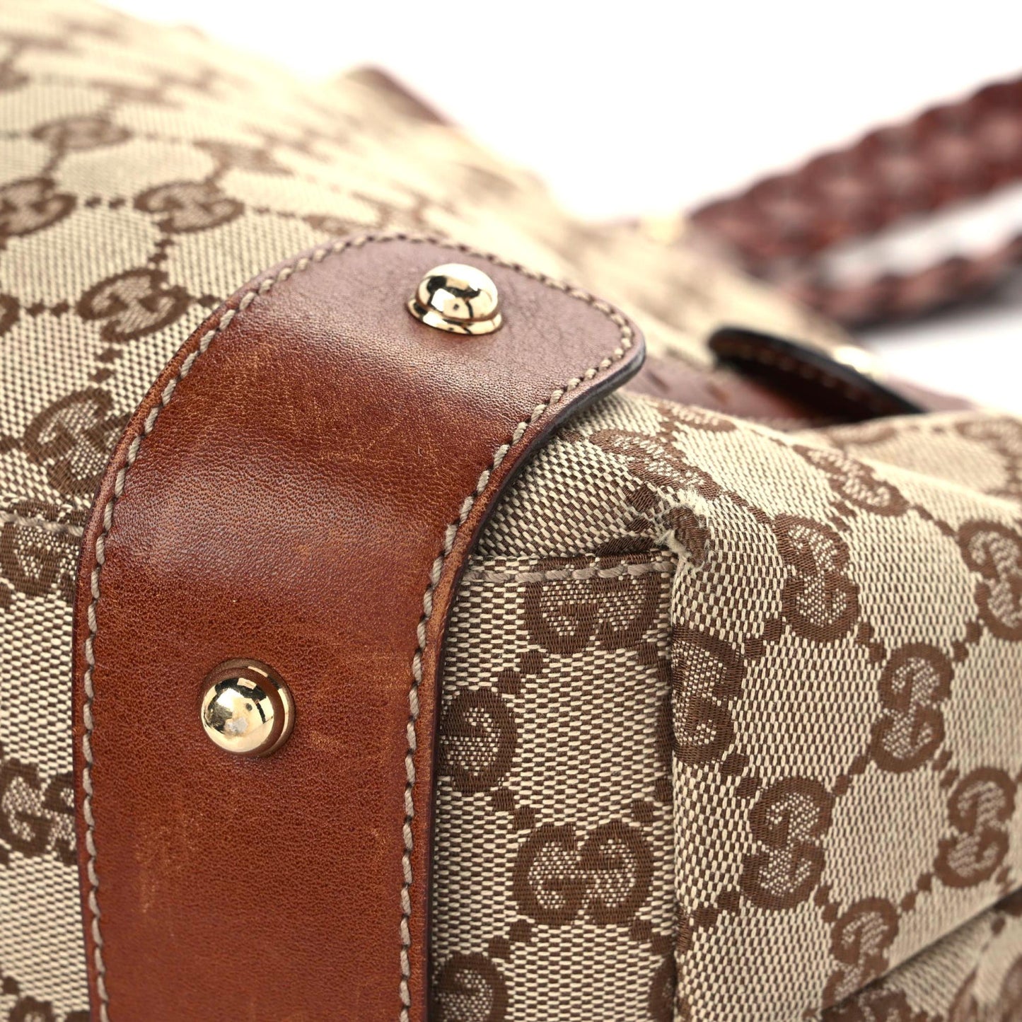 Monogram Medium Pelham Shoulder Bag Brown