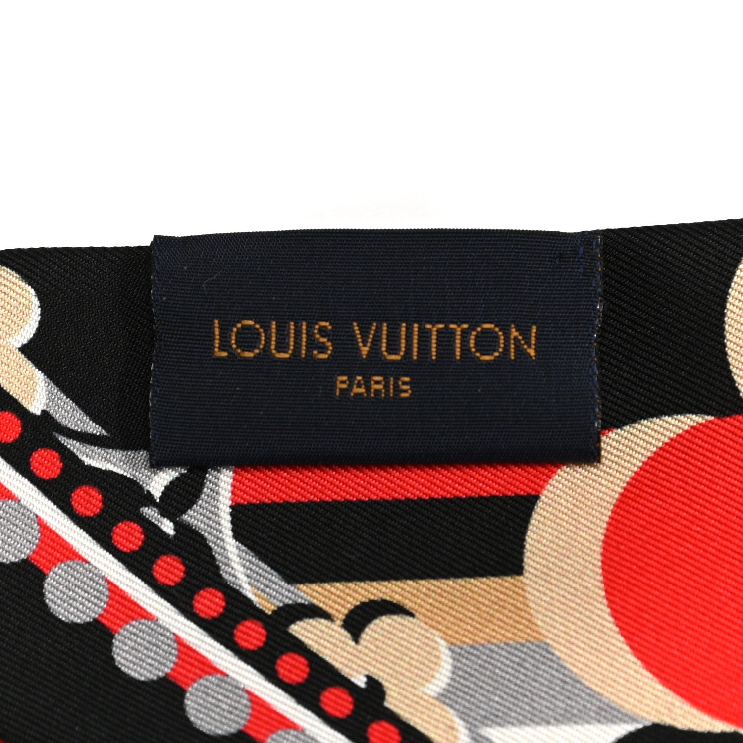 Louis Vuitton Silk Pop Monogram BB Bandeau Red 3 of 4
