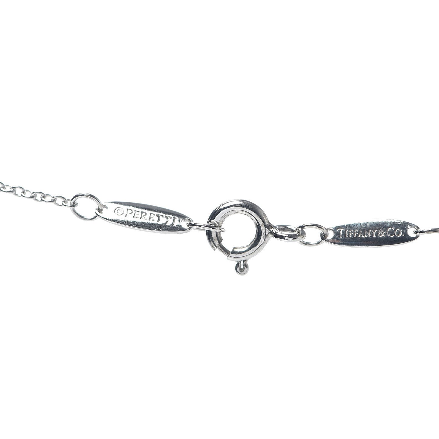 Sterling Silver Elsa Peretti Letter J Pendant Necklace