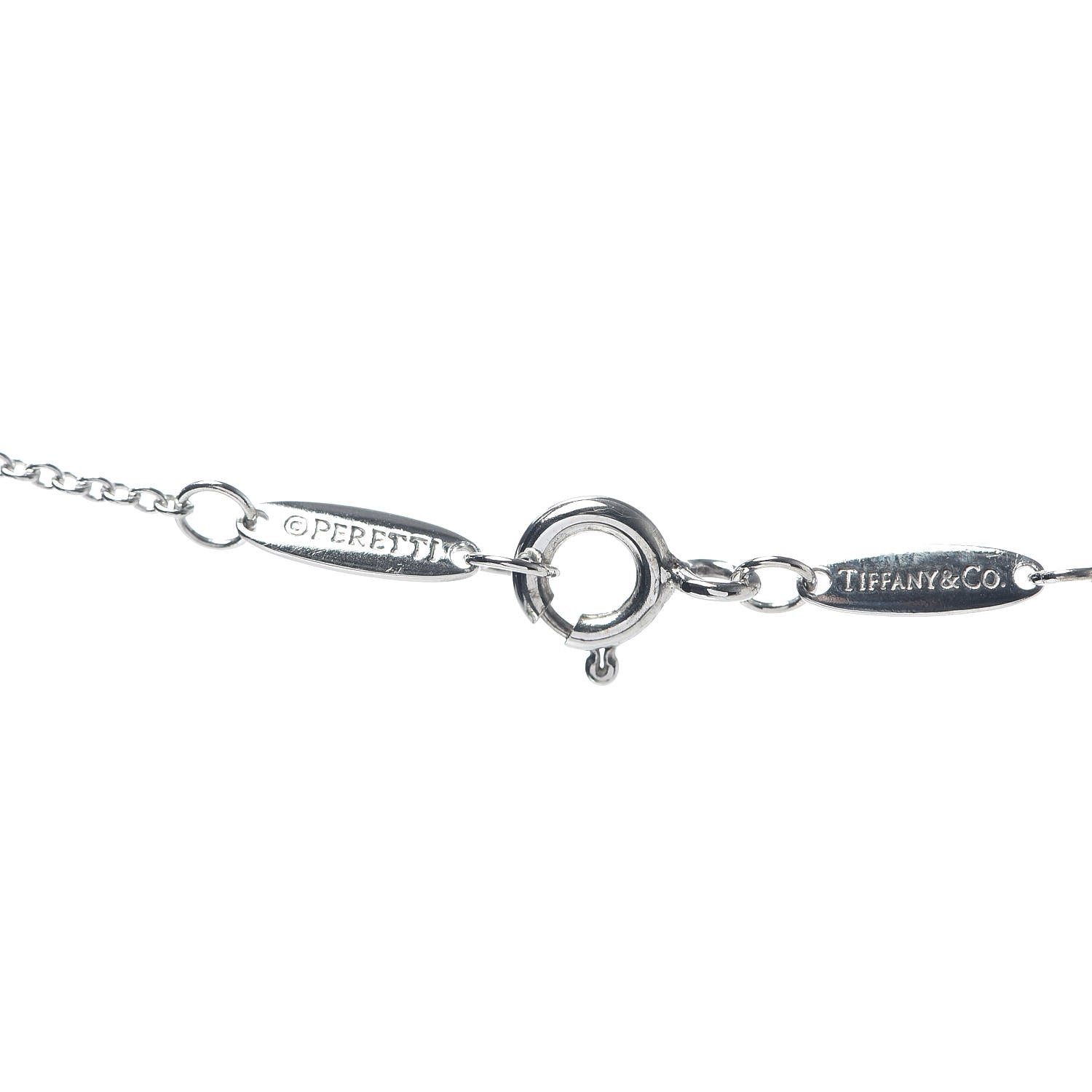 Tiffany Sterling Silver Elsa Peretti Letter J Pendant Necklace 5 of 9