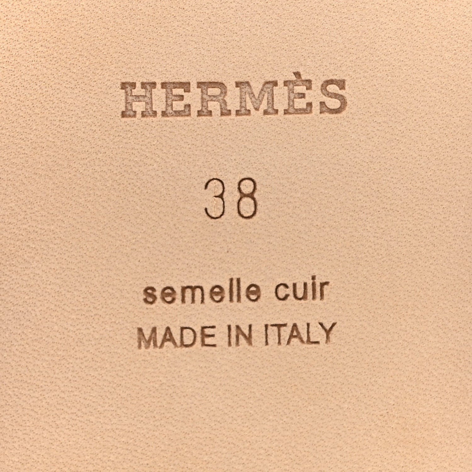 Hermes Calfskin Oran Sandals 38 Vert D'eau 6 of 10