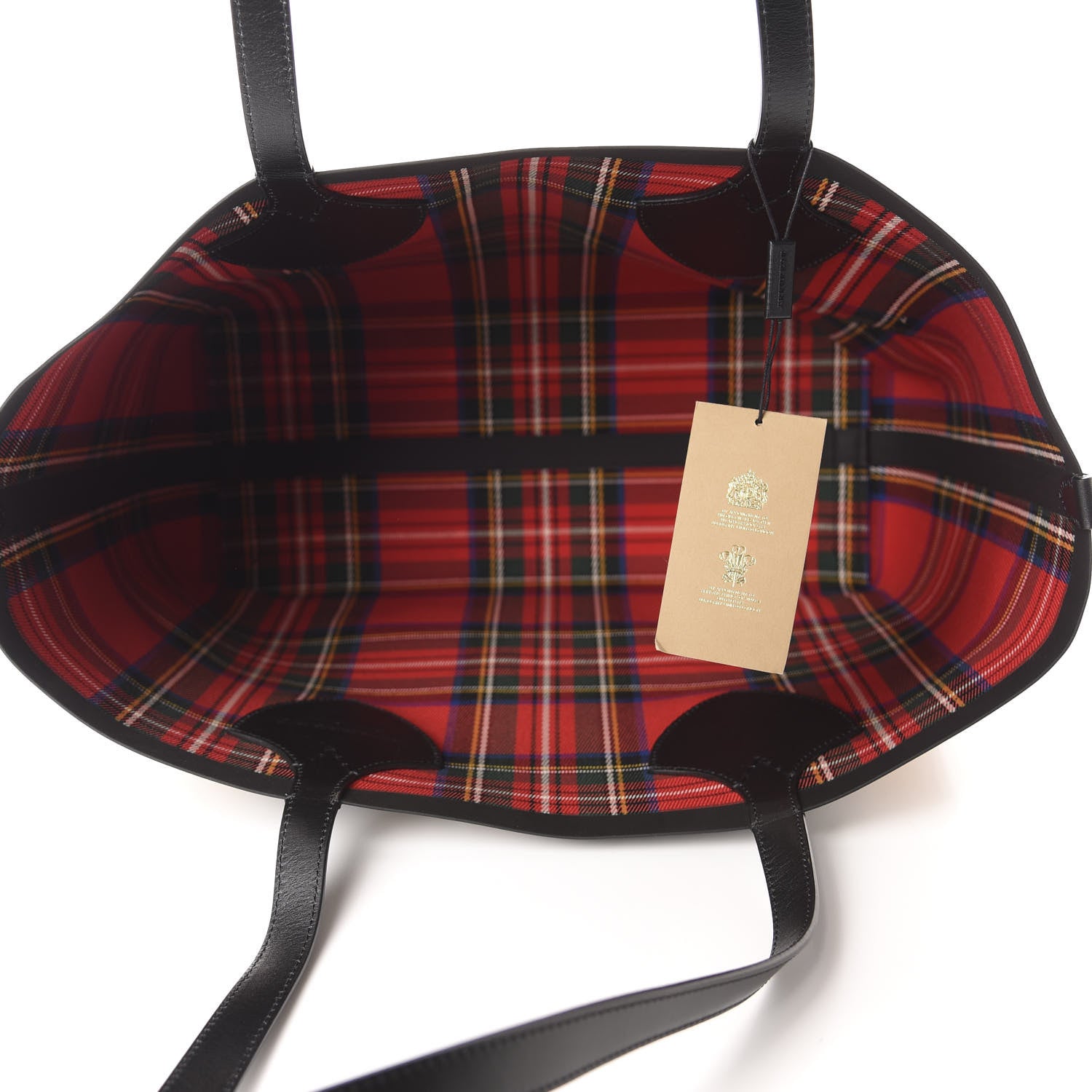 Burberry Vintage Check Medium The Giant Reversible Tote Antique Yellow Bright Red 5 of 18