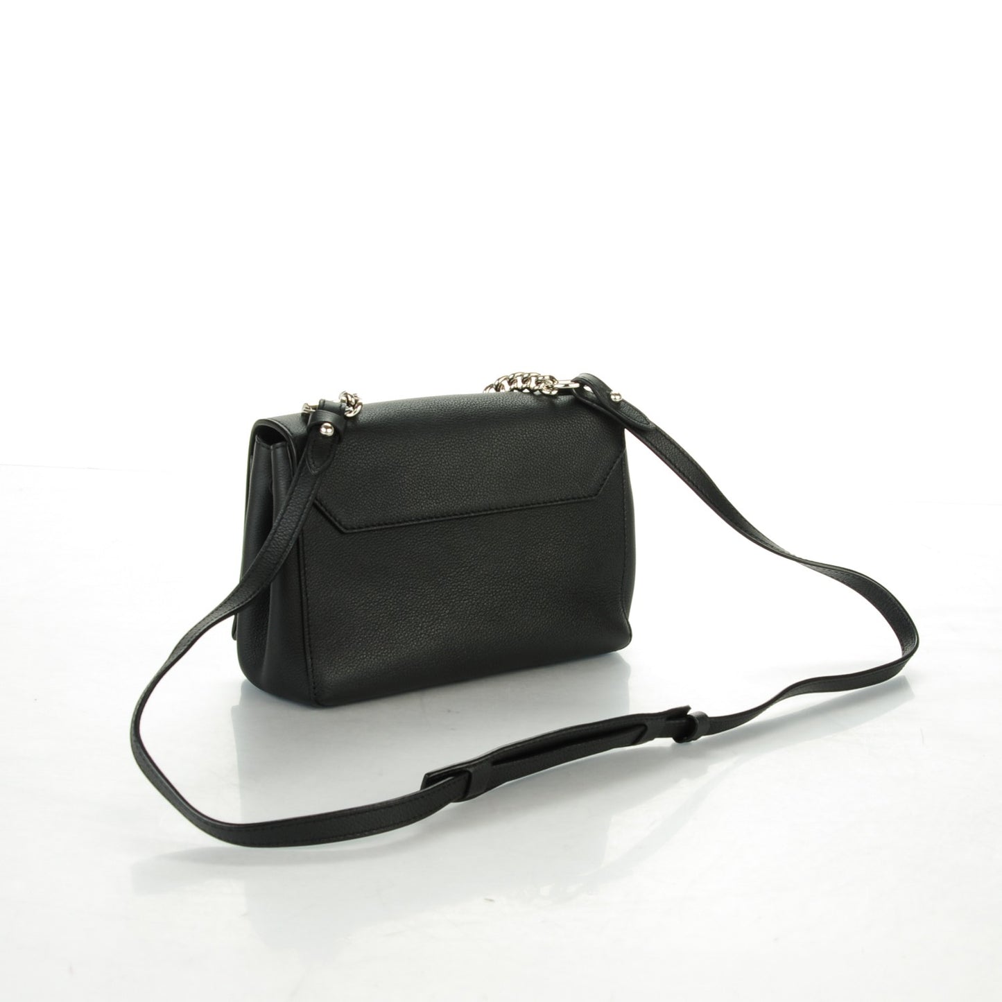Calfskin Lockme II Chain Bag BB Black