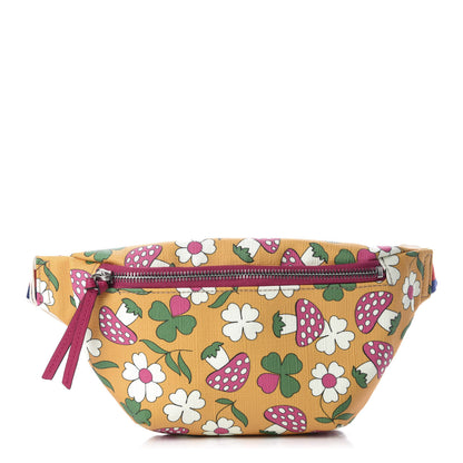 Gucci Supreme Childrens Mushroom Print Belt Bag Yellow 1 of 10
