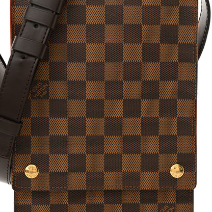 Louis Vuitton Damier Ebene Portobello Travel Shoulder Bag 7 of 10