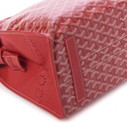 Goyard Goyardine Sac Hardy Pet Carrier PM Red 8 of 9