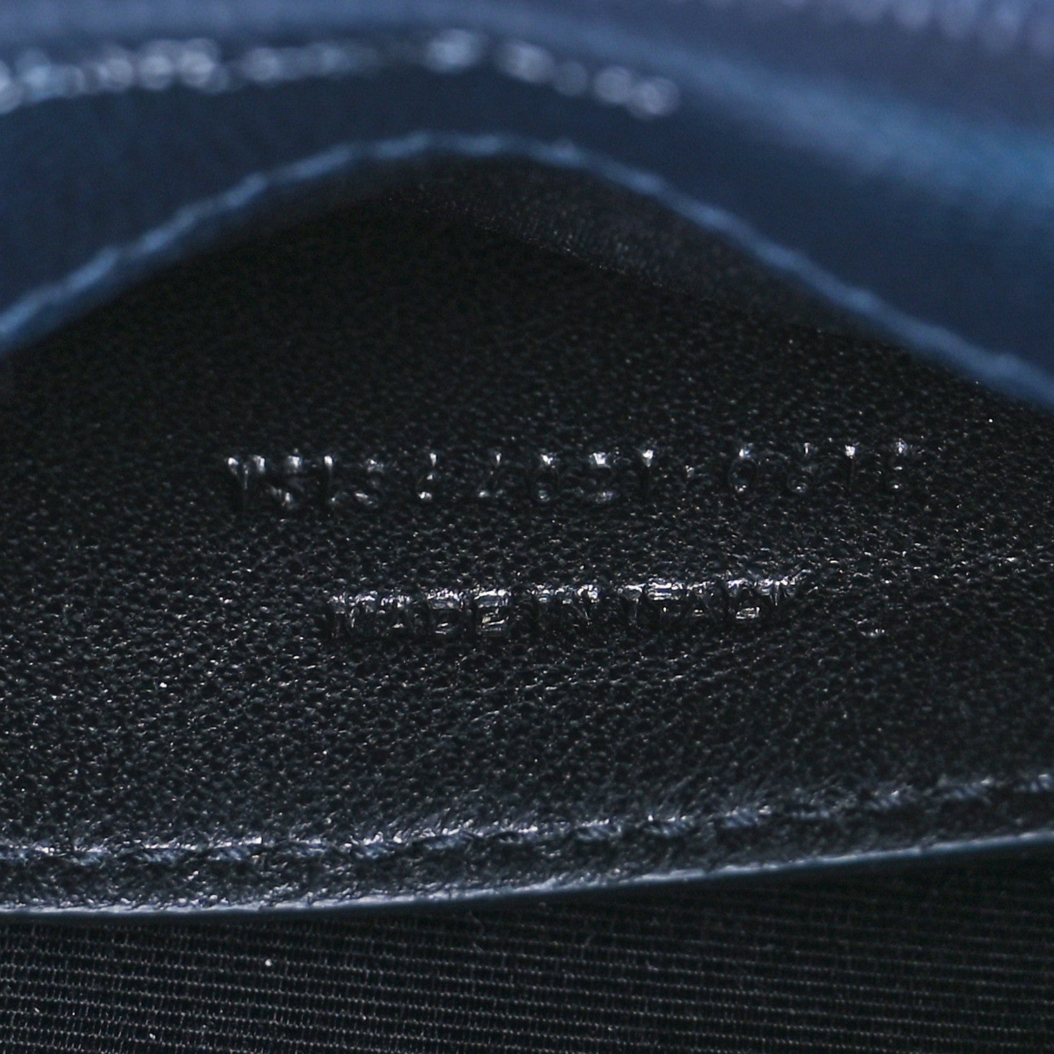 Saint Laurent Grain De Poudre Medium Classic Monogram Kate Satchel Deep Marine 7 of 10