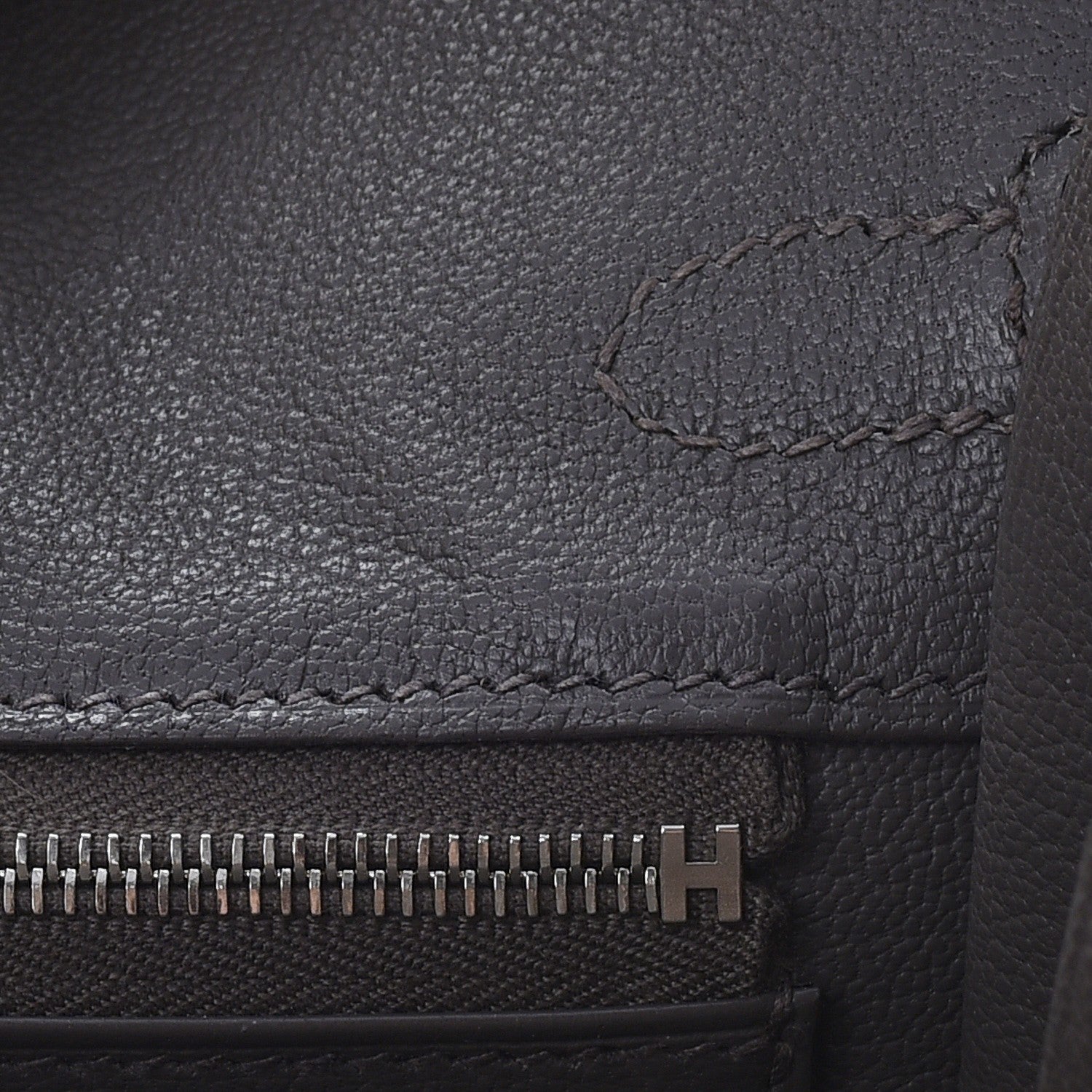 Hermes Togo Birkin 25 Etain 19 of 37