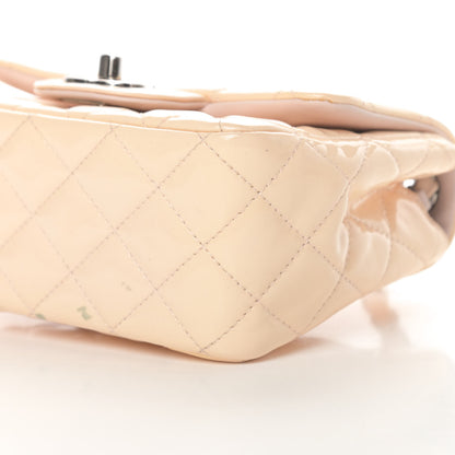 Chanel Patent Quilted Mini Square Flap Light Pink 10 of 14