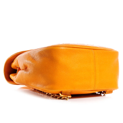 Chanel Caviar Drawstring Backpack Bag Mango 4 of 7