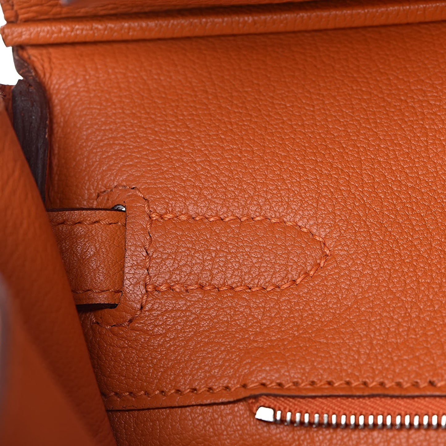 Taurillon Clemence Birkin 30 Orange